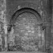 General view of blocked South East doorway in South Aisle of Holyrood Abbey (Chapel Royal)