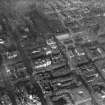 Glasgow, general view, showing George Square and Queen Street Station.  Oblique aerial photograph taken facing north-east.