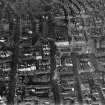 Glasgow, general view, showing George Square and Queen Street Station.  Oblique aerial photograph taken facing north.