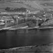 Barclay, Curle and Co. Ltd. shipyards, West Yard, Scotstoun West, Glasgow.  Oblique aerial photograph taken facing north-east.  