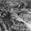 Kilmarnock, general view, showing Kilmarnock Academy.  Oblique aerial photograph taken facing north.