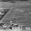 Royal Troon Portland Golf Course, Craigend Road, Troon, showing Marine Hotel, Crosbie Road.  Oblique aerial photograph taken facing east.