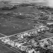 Prestwick, general view, showing Prestwick Golf Course, Links Road and Prestwick Station.  Oblique aerial photograph taken facing north-east.