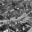 Largs, general view, showing Main Street and Largs Station.  Oblique aerial photograph taken facing east.