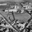 Bowbridge Jute Works, Thistle Street, Dundee.  Oblique aerial photograph taken facing north-east.