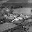 Panmurefield Bleachworks, Broughty Ferry, Dundee.  Oblique aerial photograph taken facing north.