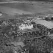 Castleroy House, Broughty Ferry, Dundee.  Oblique aerial photograph taken facing north.