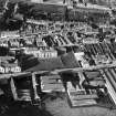 Forfar, general view, showing Chapelpark Primary School and Academy Street.  Oblique aerial photograph taken facing north.