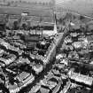 Brechin, general view, showing Panmure Street and Brechin Cemetary.  Oblique aerial photograph taken facing north-east.