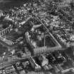 J Pullar and Sons Ltd. Dye Works, Kinnoull and Mill Streets, Perth.  Oblique aerial photograph taken facing south-east.  