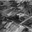 Dewar's Distillery, Glover Street Works, Perth.  Oblique aerial photograph taken facing south-east.