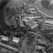 Airthrey Paper Mill, Bridge of Allan.  Oblique aerial photograph taken facing north.