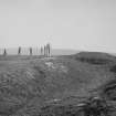View from NW, showing ditch