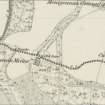 Farm and dam depicted on the 1st edition of the OS 6-inch map (Ayrshire, 1858, sheet xii)