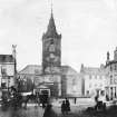 Greyfriars Church, Dumfries.
General view taken prior to 1866 when new church was erected.