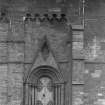 Interior. Nave, N aisle, detail of doorway.