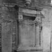 Detail of Drummond, Cuthbert and Craigie tombstones.