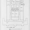 Basement floor plan, New Adademy, Hamilton.