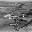 Anglo-Scottish Beet Sugar Corp. Ltd. factory, Prestonhall, Cupar.  Oblique aerial photograph taken facing north-east.