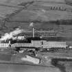 Anglo-Scottish Beet Sugar Corp. Ltd. factory, Prestonhall, Cupar.  Oblique aerial photograph taken facing north-east.