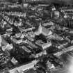 Blairgowrie, general view, showing Union Street and South Free Church.  Oblique aerial photograph taken facing east.