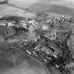 Tullis Russell and Co. Paper Mill, Glenrothes.  Oblique aerial photograph taken facing north.