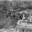 Yorkhill Hospital, Dalnair Street, Glasgow.  Oblique aerial photograph taken facing north.