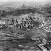 Yorkhill Hospital, Dalnair Street, Glasgow.  Oblique aerial photograph taken facing north-east.