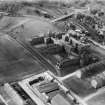 Yorkhill Hospital, Dalnair Street, Glasgow.  Oblique aerial photograph taken facing north-west.