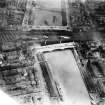 George the Fifth Bridge, New Approach Viaduct and Glasgow Bridge, Glasgow.  Oblique aerial photograph taken facing east.  This image has been produced from a damaged negative.
