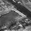 George the Fifth Bridge, New Approach Viaduct and Glasgow Bridge, Glasgow.  Oblique aerial photograph taken facing north-east.  This image has been produced from a damaged negative.