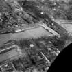 Glasgow, general view, showing George the Fifth Bridge, New Approach Viaduct and Clyde Place Quay.  Oblique aerial photograph taken facing north-east.  This image has been produced from a damaged negative.