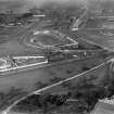 Albion Greyhound Racecourse, Edmiston Drive, Glasgow.  Oblique aerial photograph taken facing north.