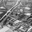 John Tullis and Son Ltd. St Ann's Leather Works, Tullis Street, Glasgow.  Oblique aerial photograph taken facing north-west.