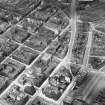Glasgow, general view, showing West Nile Street and Bath Street.  Oblique aerial photograph taken facing north.