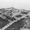 Banff, general view, showing North Pier and St Catherine Street.  Oblique aerial photograph taken facing east.