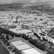 Dumfries, general view, showing Nithsdale Mill and Dock Park.  Oblique aerial photograph taken facing north.