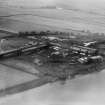 Cochran's Boiler Works, Newbie, Annan.  Oblique aerial photograph taken facing west.
