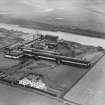 Cochran's Boiler Works, Newbie, Annan.  Oblique aerial photograph taken facing north-east.