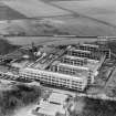 Arrol-Aster Car Factory, Heathhall, Dumfries.  Oblique aerial photograph taken facing east.