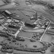 J and P Coats Ltd. Ferguslie Mills Thread Works, Paisley.  Oblique aerial photograph taken facing south-east.