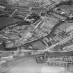 Clark and Co. Anchor Mills Thread Works, Paisley.  Oblique aerial photograph taken facing north-east.