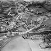 Clark and Co. Anchor Mills Thread Works, Paisley.  Oblique aerial photograph taken facing north-east.