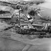 James Brown and Co. Eskmill Paper Mill, Eskmill Road, Penicuik. Oblique aerial photograph taken facing west. 