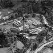 William Somerville and Sons Ltd. Dalmore Paper Mill, Auchendinny, Penicuik.  Oblique aerial photograph taken facing south.