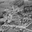 Moffat, general view, showing High Street and Beechgrove.  Oblique aerial photograph taken facing north.