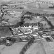 Carsebridge Distillery, Carsebridge Road, Alloa.  Oblique aerial photograph taken facing north.