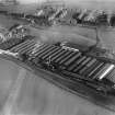 Carron Co. Iron Works Mungal Foundry, Bainsford, Falkirk.  Oblique aerial photograph taken facing north-east.