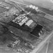 Refuse Destruction and Electric Works, Helen Street, Govan, Glasgow.  Oblique aerial photograph taken facing south.