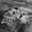 St Benedict's Abbey, Fort Augustus.  Oblique aerial photograph taken facing north-west.